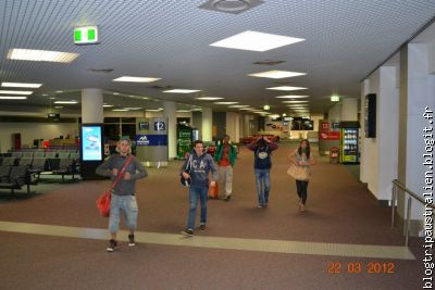 Arrivée à l'aéroport de Melbourne